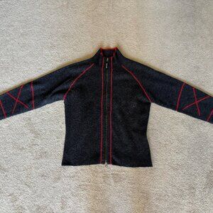 Athleta Zip Front Sweater